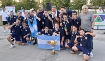 La Selección Argentina y la Copa del mundo en Kormend.