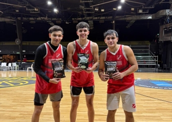 El tridente Rojo dueño la etapa Metropolitana 3x3.